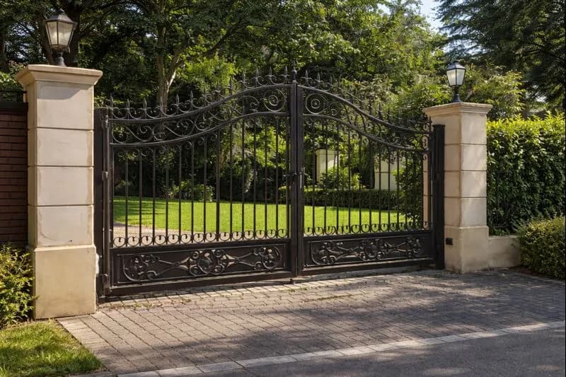Розпашні ковані ворота