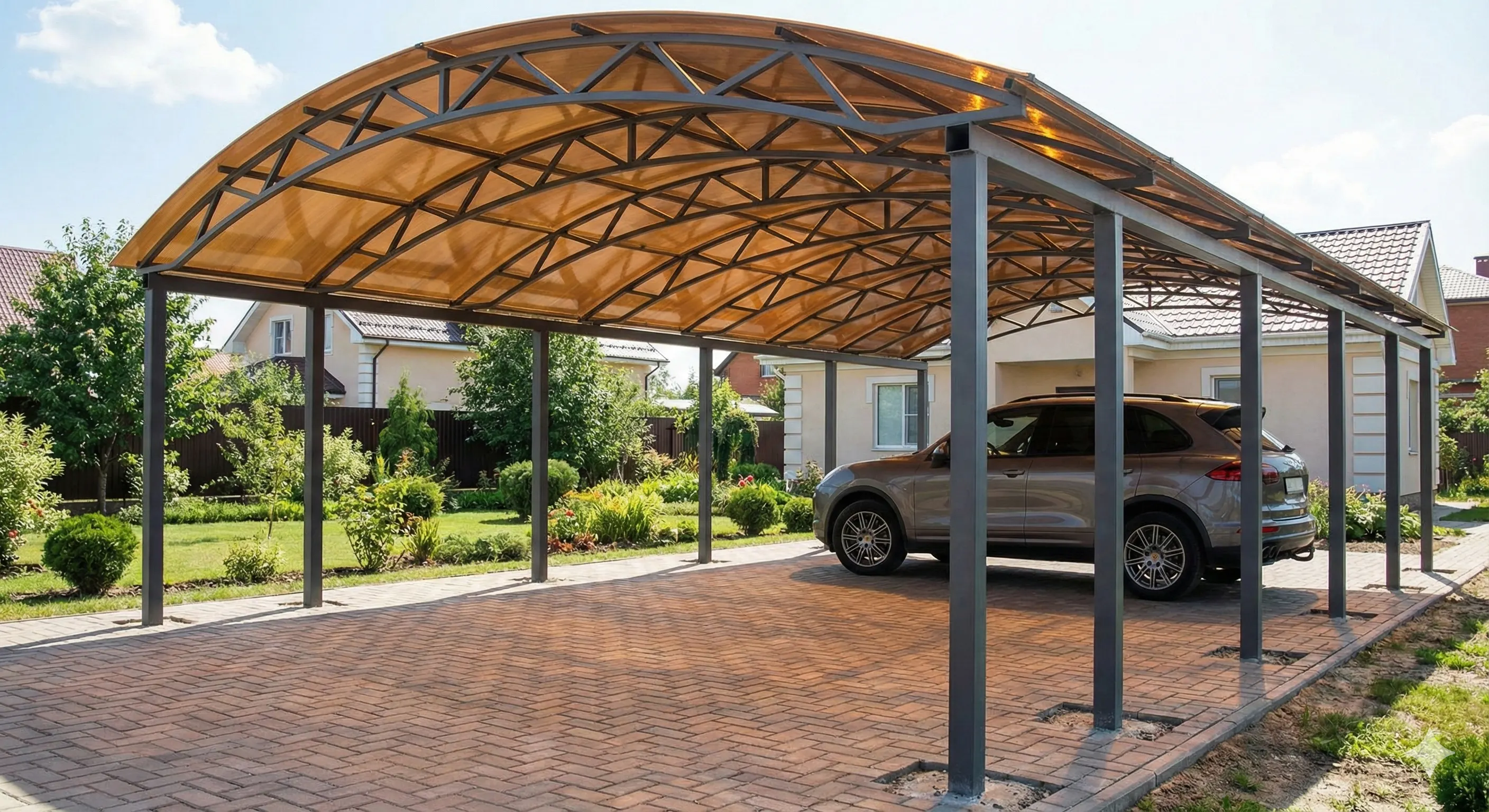 Навіс для авто (Полікарбонат)